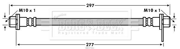 BORG & BECK Jarruletku BBH7561